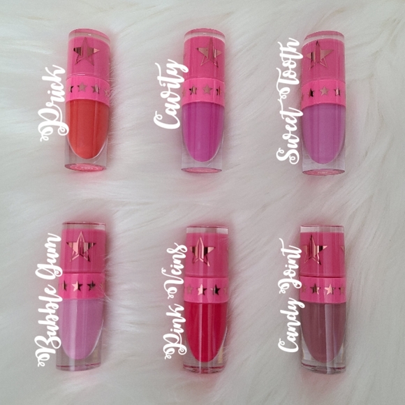 ❤️NEW Jeffree Star Cosmetics Blood Sugar Mini Velour Liquid Lipstick Bundle 2 - Picture 3 of 6